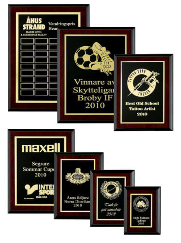 Exklusiva Träplaketter