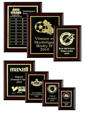 Exklusiva Träplaketter