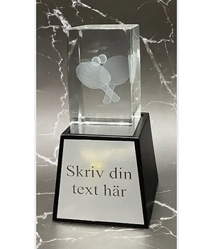 3D Glas Racketsporter