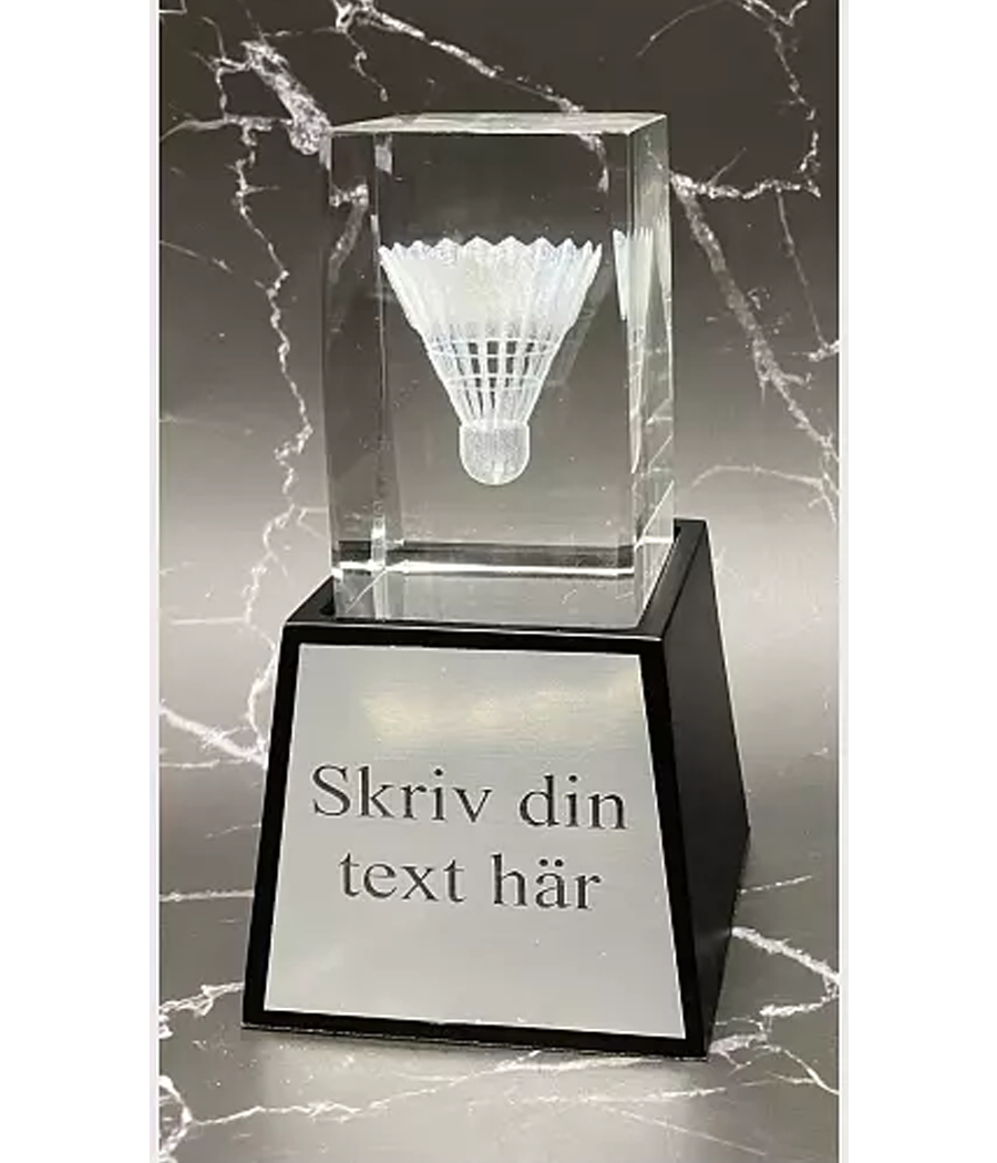 3D Glas Racketsporter