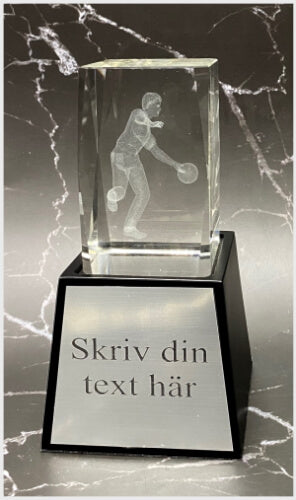 3D Glas Bowling Herr