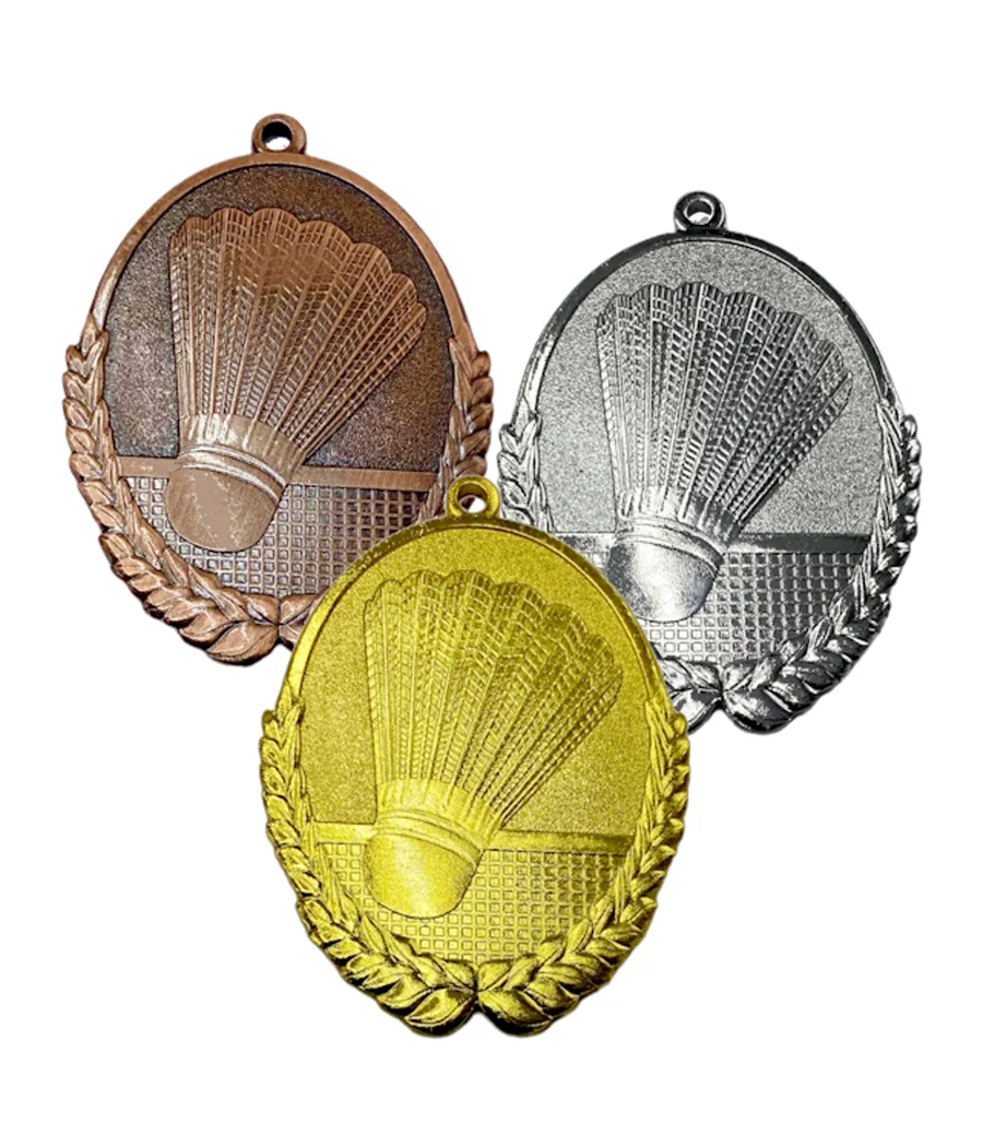 50 Mm Badmintonmedalj