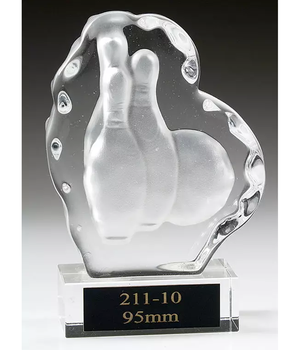 Crystal Strike bowlingstatyett