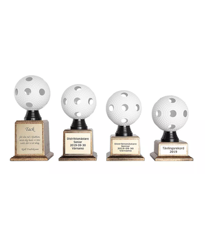 Innebandyboll på Antik Plastsockel