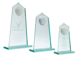 Glas - Kristalltrofèer Golf St. Andrews